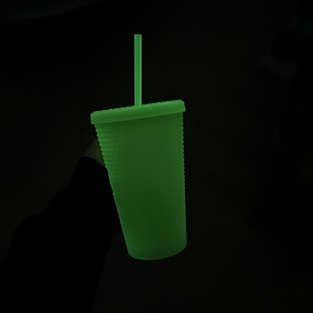 Starbucks Halloween Glow in the dark cold cup tumbler - 16oz - like new!